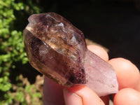 Natural Smokey Amethyst Window Quartz Crystals  x 20 From Chiredzi, Zimbabwe - Toprock Gemstones and Minerals 