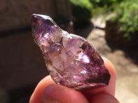 Natural Smokey Amethyst Window Quartz Crystals  x 20 From Chiredzi, Zimbabwe - Toprock Gemstones and Minerals 