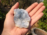 Natural Blue Celestite Crystal Specimens  x 6 From Sakoany, Madagascar