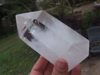 Polished Gorgeous Trio Of Semi Optic Quartz Crystals With Rainbow Inclusions  x 3 From Madagascar - TopRock