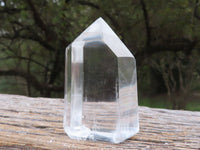 Polished Gorgeous Trio Of Semi Optic Quartz Crystals With Rainbow Inclusions  x 3 From Madagascar - TopRock