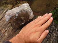 Natural Large Smokey Quartz Crystals  x 2 From Mulanje, Malawi - TopRock