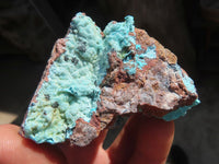 Natural Drusy Coated Chrysocolla Dolomite Specimens x 6 From Congo