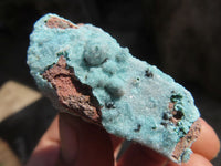 Natural Drusy Coated Chrysocolla Dolomite Specimens x 6 From Congo