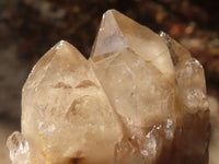 Natural Cascading White Phantom Smokey Quartz Clusters x 6 From Luena, Congo