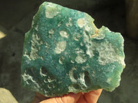 Polished On One Side Emerald Mtorolite Plates x 3 From Mutorashanga, Zimbabwe