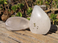 Polished Clear Quartz Crystal Free Forms  x 4 From Zimbabwe