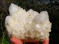 Natural Cascading White Phantom Castle Quartz Clusters x 5 From Ambatfinhandrana, Madagascar - TopRock