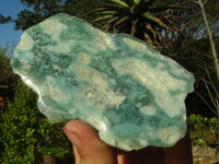 Polished One Side Polished Emerald Mtorolite Plates  x 4 From Zimbabwe - Toprock Gemstones and Minerals 