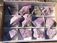 Natural Stichtite & Serpentine Cobbed Specimens  x 12 From Barberton, South Africa - Toprock Gemstones and Minerals 