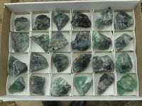 Natural Cobbed & Stone Sealed Watermelon Fluorite Pieces x 24 From Uis, Namibia - TopRock