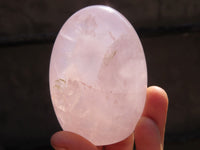 Polished Pink Rose Quartz Standing Free Forms x 6 From Antsirabe, Madagascar