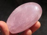 Polished Pink Rose Quartz Standing Free Forms x 6 From Antsirabe, Madagascar