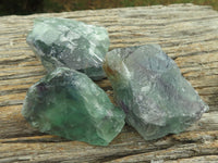 Natural Cobbed & Stone Sealed Watermelon Fluorite Pieces x 24 From Uis, Namibia - TopRock