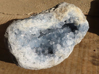 Natural Blue Celestite Geode Specimen  x 1 From Sakoany, Madagascar