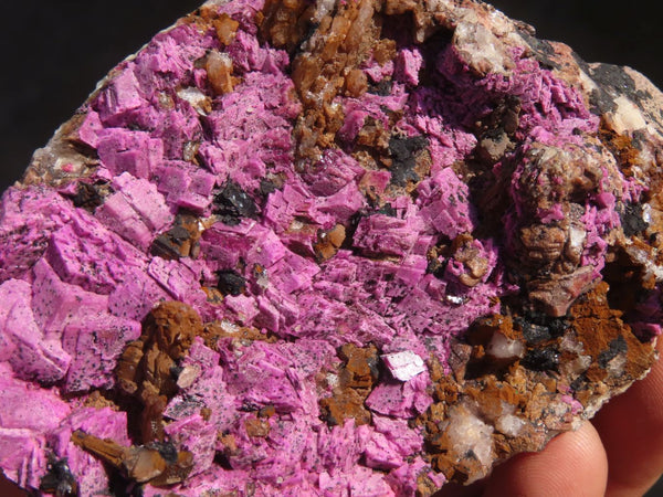 Natural Pink Salrose Cobaltion Dolomite Specimens  x 2 From Kakanda, Congo