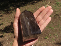 Polished Large Smokey Quartz Points  x 2 From Madagascar - TopRock