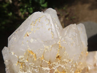 Natural Cathedral Window Etched Candle Quartz Clusters  x 2 From Ambatondrazaka, Madagascar - TopRock