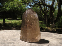 Polished Large Smokey Quartz Points  x 2 From Madagascar - TopRock