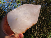 Polished Half & Half Natural Arcadian Angolan Quartz Crystal x 1 From Angola - TopRock