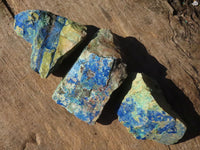 Natural Azurite & Malachite On Dolomite Specimens  x 12 From Kaokoveld, Namibia - Toprock Gemstones and Minerals 