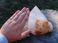 Polished Half & Half Natural Arcadian Angolan Quartz Crystal x 1 From Angola - TopRock