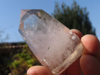 Polished Clear Quartz Crystal Points x 12 From Madagascar