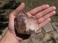 Natural Red Hematite Quartz Crystal Specimens x 6 From Karoi, Zimbabwe - TopRock