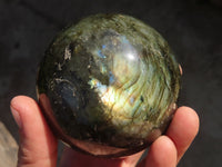 Polished Labradorite Spheres  x 2 From Tulear, Madagascar