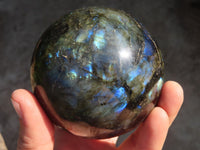 Polished Labradorite Spheres  x 2 From Tulear, Madagascar