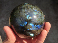 Polished Labradorite Spheres  x 2 From Tulear, Madagascar