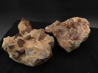 Natural Red Hematite Quartz Clusters x 2 From Zimbabwe - TopRock