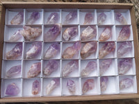 Natural Jacaranda Amethyst Crystals x 35 From Zambia