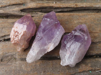 Natural Jacaranda Amethyst Crystals x 35 From Zambia