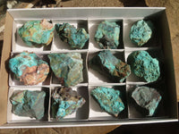 Natural Rough Shattuckite Cobbed Specimens x 12 From Kaokoveld, Namibia