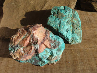 Natural Rough Shattuckite Cobbed Specimens x 12 From Kaokoveld, Namibia