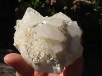 Natural "Cathedral Window" Candle Quartz Formations  x 6 From Madagascar - Toprock Gemstones and Minerals 