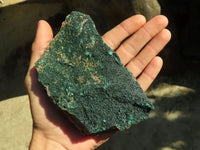 Natural Micro Botryoidal Crystalline Malachite Specimens  x 3 From Congo