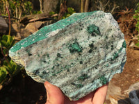 Natural Drusy Coated Chrysocolla & Malachite Dolomite Specimens x 2 From Kakanda, Congo