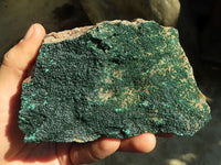 Natural Micro Botryoidal Crystalline Malachite Specimens  x 3 From Congo