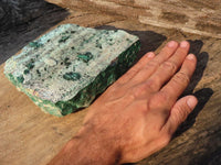 Natural Drusy Coated Chrysocolla & Malachite Dolomite Specimens x 2 From Kakanda, Congo