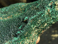 Natural Micro Botryoidal Crystalline Malachite Specimens  x 3 From Congo