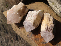 Natural Highly Selected Pineapple Candle Quartz Crystals  x 12 From Ansirabe, Madagascar - Toprock Gemstones and Minerals 