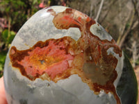 Polished Polychrome Jasper Standing Free Forms  x 3 From Madagascar