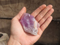 Natural Jacaranda Amethyst Crystals x 12 From Mumbwa, Zambia