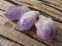 Natural Jacaranda Amethyst Crystals x 12 From Mumbwa, Zambia