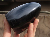 Polished Schorl Black Tourmaline Standing Free Forms x 1 From Madagascar