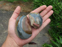 Polished Polychrome Jasper Nodules x 12 From Mahajunga, Madagascar - TopRock