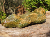 Polished  Green Verdite Gorilla Carving x 1 From Zimbabwe