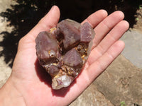 Natural Red Hematite Quartz Specimens  x 6 From Karoi, Zimbabwe - TopRock